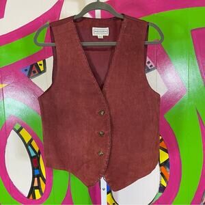 Arizona Jean Co, Leather Vest. Size Large. In excellent condition!